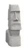 Artikelbild 1 des Artikels “Moai-Kopf, 50 cm Höhe| Naturstein (Basanit), Steinmetzarbeiten. Naturstein, grau “