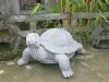 Artikelbild 1 des Artikels “Große Schildkröte, 85 cm Länge | Steinguss “