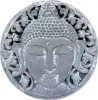 Product image 1 of the product “Anando - Plaque - Buddha Face, Ø 30cm | cast stone ”