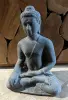 Product image 1 of the product “Buddha, sitting - Borrobudur, 34 cm high, cast lava stone, antique finish ”