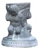 Artikelbild 1 des Artikels “Stehende Engel mit Teelichthalter, 12 cm H, grau “