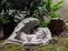 Artikelbild 1 des Artikels “Schlafender Engel im Flügel, Gartenfigur, 25 cm “