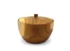 Artikelbild 1 des Artikels “Holzschale mit Deckel, aus Teakholz, 16 cm Ø, 9 cm H “