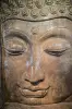 Product image 1 of the product “Buddha head (relief) as a water feature with matching base, 2 pieces, ca. 155 cm H ”