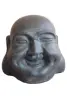 Product image 1 of the product “Happy Buddha head as watergame, 41cm height, cast stone, hollow, handcrafted & coloured ”