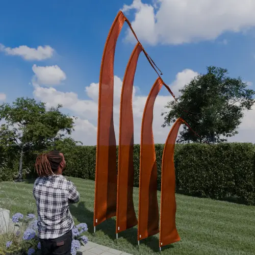 Artikelbild des Artikels “Original Balifahne, kupfer. Die Fahne ist in 3, 4, 5 und 6 Meter erhältlich. “