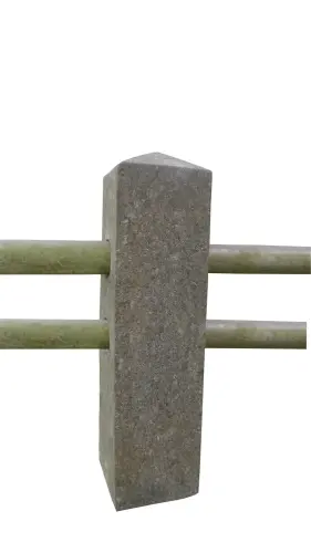 Artikelbild des Artikels “Zaunelement für zwei Bambusstäbe, gerade, 80 cm “