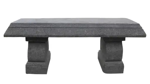 Artikelbild des Artikels “Steinbank mit Verzierungen (3-teilig), 120 cm “
