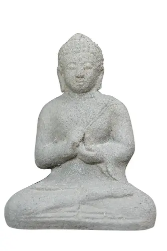 Artikelbild des Artikels “Buddha-Figur, sitzend, indisch, 13 cm “