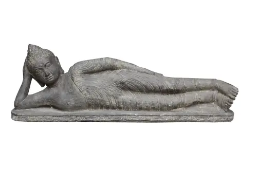 Artikelbild des Artikels “Buddha-Figur, liegend, indisch, 100 cm B “