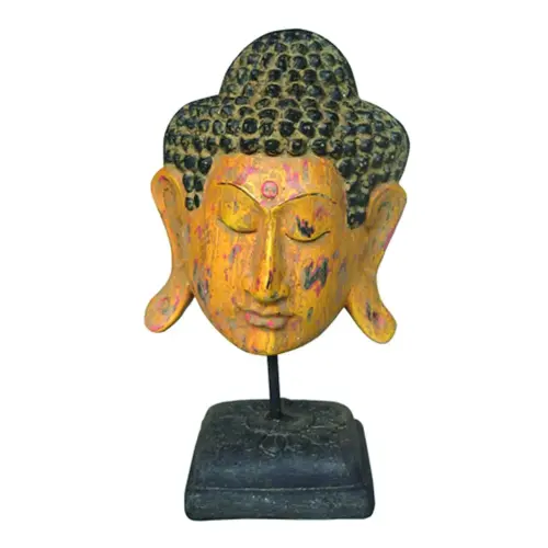 Artikelbild des Artikels “Buddha-Kopf mit Ständer, 22 cm “