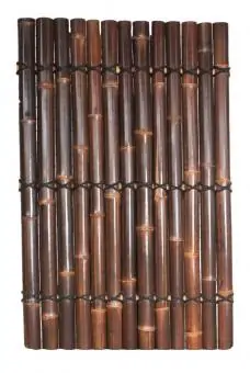 Artikelbild des Artikels “Bambus-Element Palettenabdeckung, starr, braun-schwarz (Wulung), mit Deko-Seil. Durchmesser 3-5cm 83 x 120 cm Höhe. “