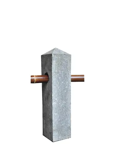 Artikelbild des Artikels “Pfahl für Zaun, 50cm hoch, Basanit “