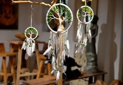 Product image of the product “Dreamcatcher, tree of life in white, 12 cm ”
