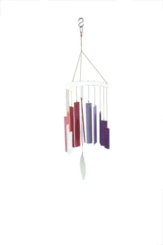 Artikelbild des Artikels “Glas-Windspiel „Halbmond“, pink, 40 cm “