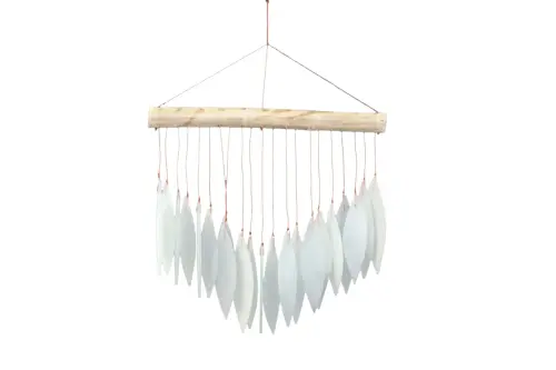 Artikelbild des Artikels “Glas-Windspiel „Ice“, weiß, 29 cm “