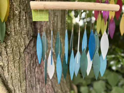 Artikelbild des Artikels “Glas-Windspiel „Blätter“, 30 cm “