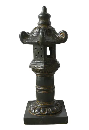 Artikelbild des Artikels “Lampe, 40 cm Ø und 80 cm Höhe | GRC (Fasersteinguss), Kupferfinish “