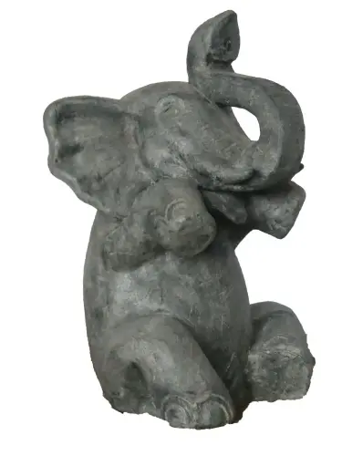 Artikelbild des Artikels “Sitzender Elefant, Wasserspiel “