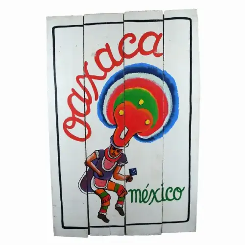 Artikelbild des Artikels “Handbemaltes Schild „Oaxaca Mexico“, 60 x 40 cm “