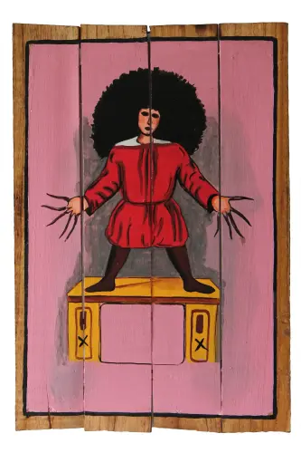 Artikelbild des Artikels “Holzschild, retro, „Struwwelpeter“, 60 x 40 cm “