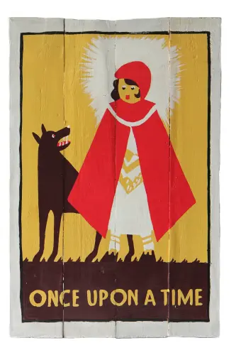 Artikelbild des Artikels “Holzschild, retro, „Once upon a time“, 60 x 40 cm “