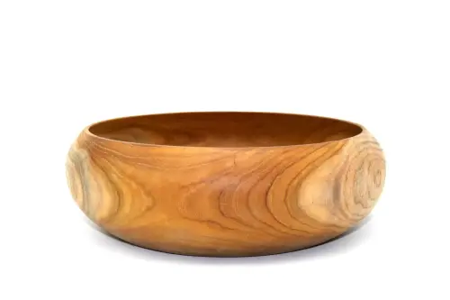 Artikelbild des Artikels “Holzschüssel, aus Teakholz, 19 cm Durchm. “