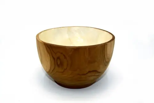Artikelbild des Artikels “Schale aus Holz, aus Teakholz, 13 cm Durchm. “
