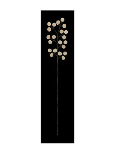 Artikelbild des Artikels “Panel – Blume aus Münzen auf Holz, schwarz “