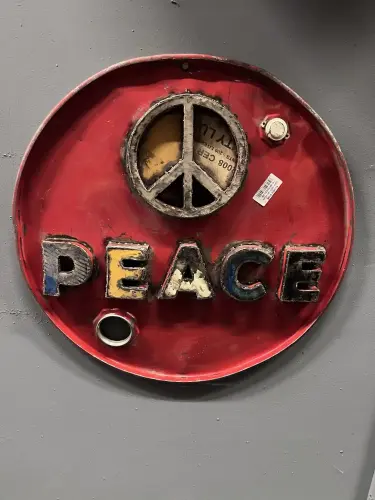 Artikelbild des Artikels “Fassdeckel Peace, rot, 60 cm “