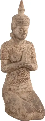 Artikelbild des Artikels “Knieender Buddha im Thai Stil. Farbe Anterra, 61cm Hoch, Aus Terracotta “