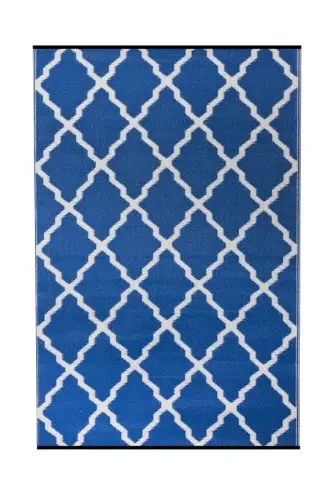 Artikelbild des Artikels “Outdoor-Teppich, FH-04 blau, geometrisches Muster (120 cm x 180 cm) “