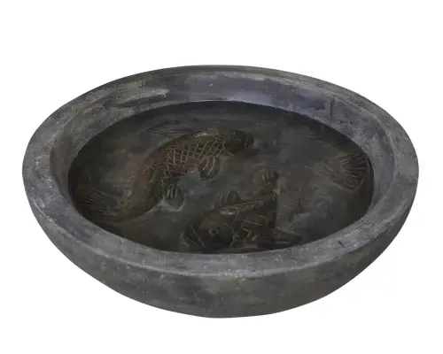 Artikelbild des Artikels “Wasserschale mit Fischmotiv, Ø 50 cm, 16 cm “