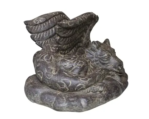 Artikelbild des Artikels “Liegender Drache auf Stein, ca. 50 cm “