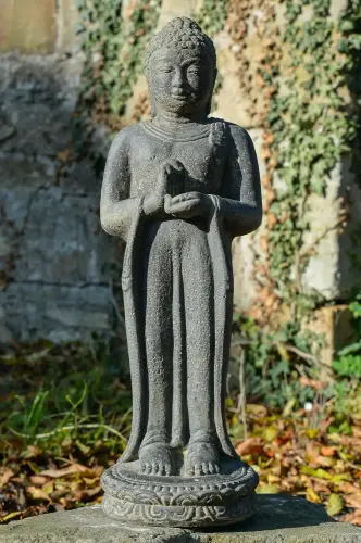 Artikelbild des Artikels “Buddha-Figur, stehend, indisch, 50 cm “