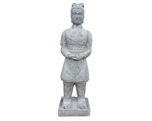 Artikelbild des Artikels “Stehender Krieger, ca. 175 cm, Steinguss “