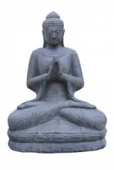 Artikelbild des Artikels “Sitzender Buddha „Begrüßung“, indisch, 80 cm “