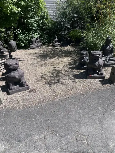 Artikelbild des Artikels “Tempel-Löwen,2er-Set Steinguss, 75cm Höhe “