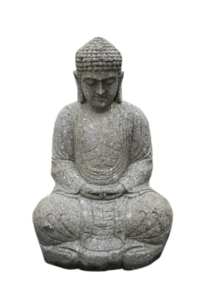 Artikelbild 1 des Artikels “Buddha-Figur, sitzend, japanisch, 120 cm “