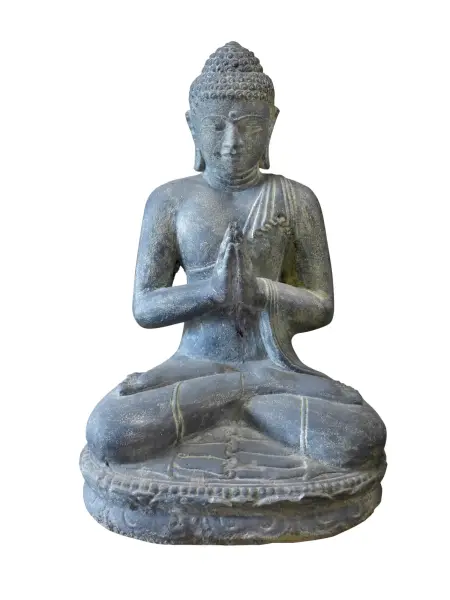 Artikelbild 1 des Artikels “Buddha-Figur, sitzend, indisch, “