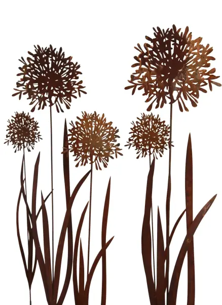 Artikelbild 1 des Artikels “Edelrost-Blumenstecker Agapanthus “