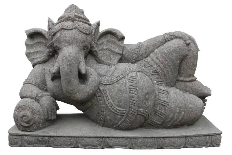 Artikelbild 1 des Artikels “Liegender Ganesha auf Sockel, 105 cm “