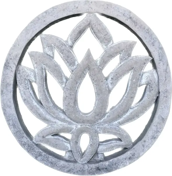 Artikelbild 1 des Artikels “Lotus - Plaque - Lotus Blume, Ø 30cm | Steinguss “