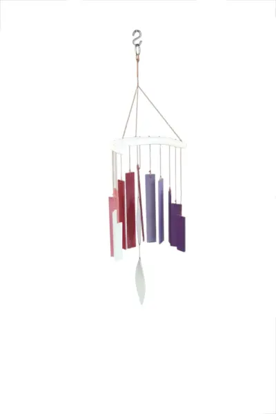 Artikelbild 1 des Artikels “Glas-Windspiel „Halbmond“, pink, 40 cm “