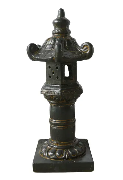 Artikelbild 1 des Artikels “Lampe, 40 cm Ø und 80 cm Höhe | GRC (Fasersteinguss), Kupferfinish “