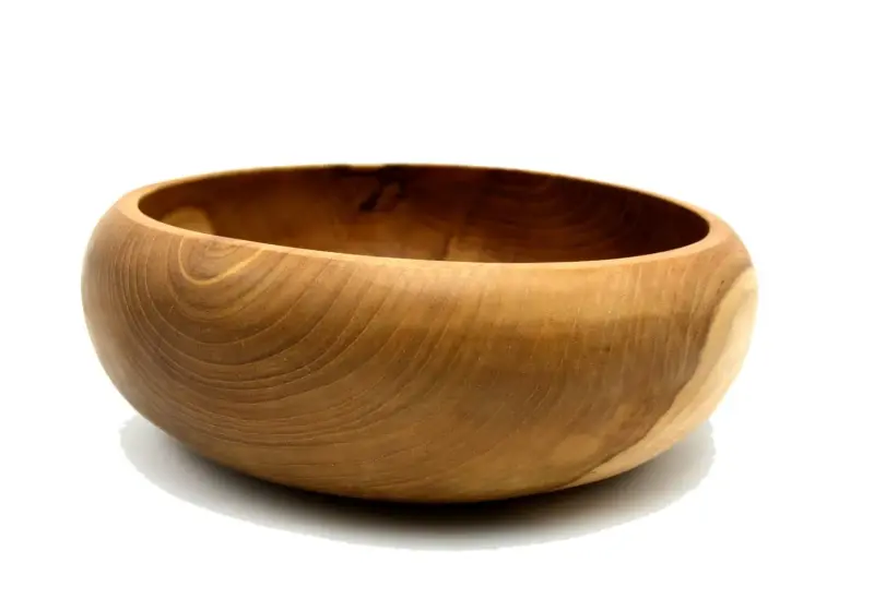 Artikelbild 1 des Artikels “Holzschale, aus Teakholz, 15 cm Durchmesser “