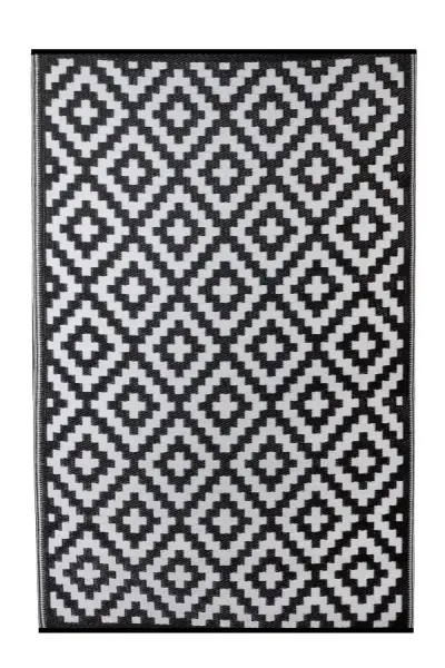 Artikelbild 1 des Artikels “Outdoor-Teppich, FH-05 schwarz, Aztec (120 cm x 180 cm) “
