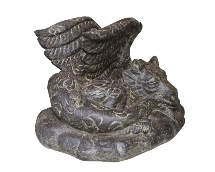 Product image 1 of the product “Lying dragon on stone, ca. 50 cm L ”