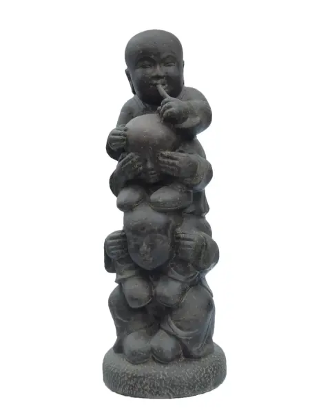 Artikelbild 1 des Artikels “Drei Mönche – Ohr, Auge, Mund, 110 cm “