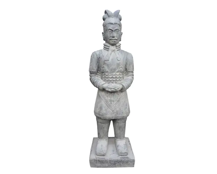 Artikelbild 1 des Artikels “Stehender Krieger, ca. 150 cm, Steinguss “